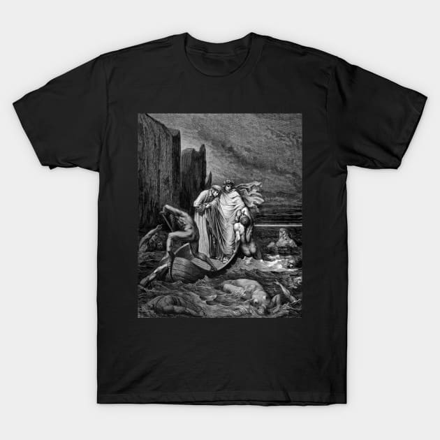 High Resolution Gustave Doré Illustration To the Other Dogs T-Shirt by tiokvadrat